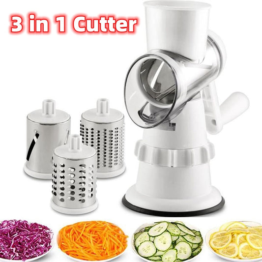 Veggie Vortex - 3 In 1 Vegetable Slicer