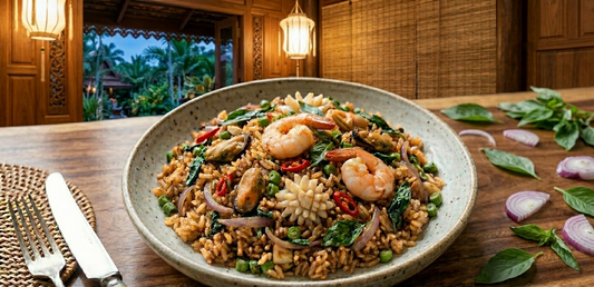 Thai Basil Seafood Rice