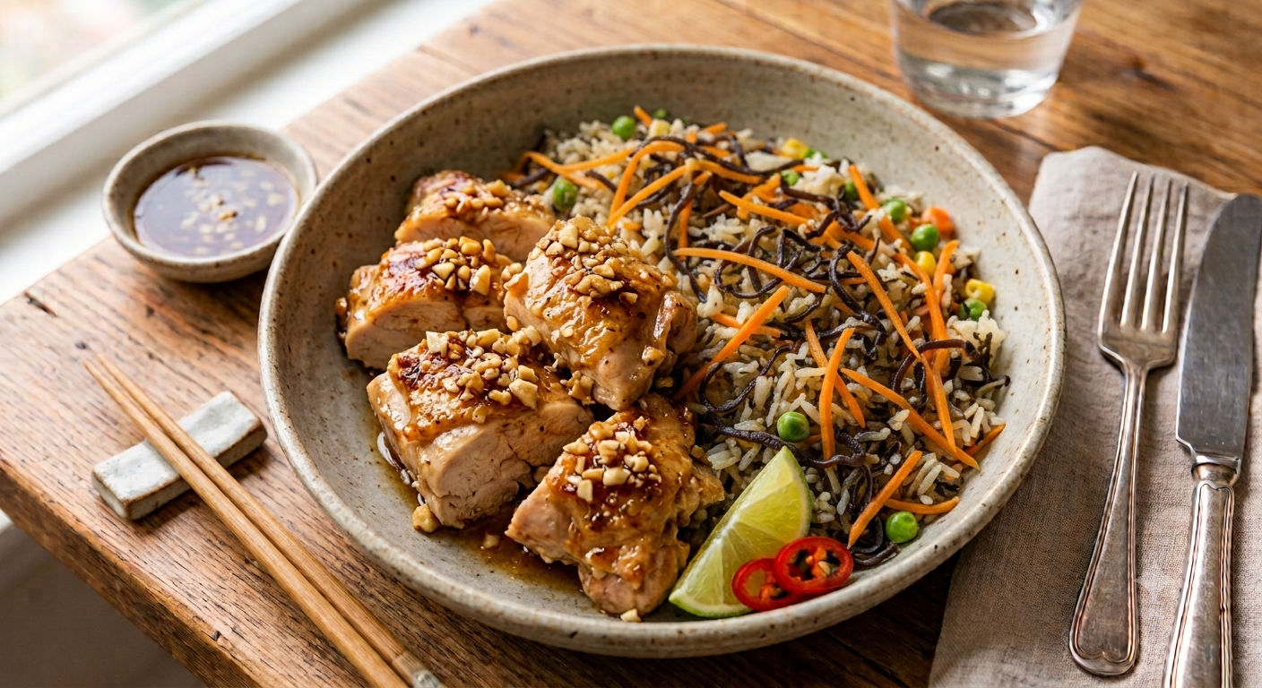 Prawn Paste Chicken - Rice & Carrot Black Fungus