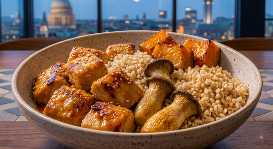 Miso Ginger Chicken - Brown Rice & Pumpkin Mushroom