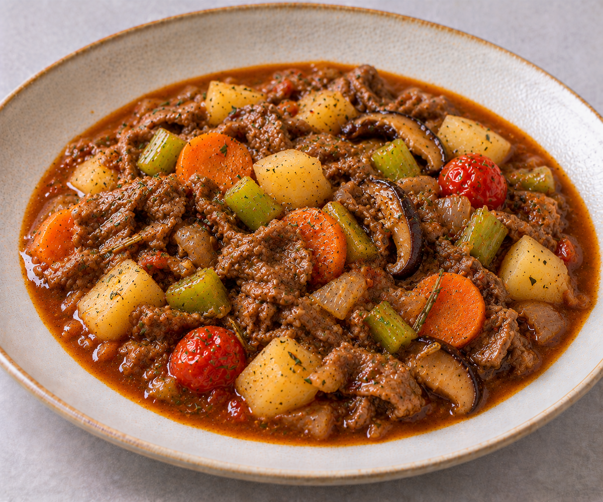 Beef Stew - Potato, Carrot, Celery & Shiitake Mushroom